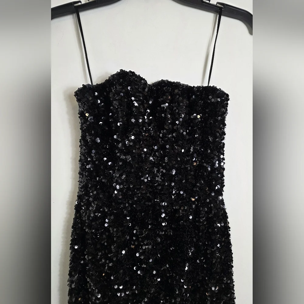 Helsi Leslie Sequin Strapless Gown XS - Picture 5 of 7